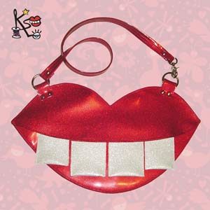 Megamouth smile handbag by K.S. Lewis